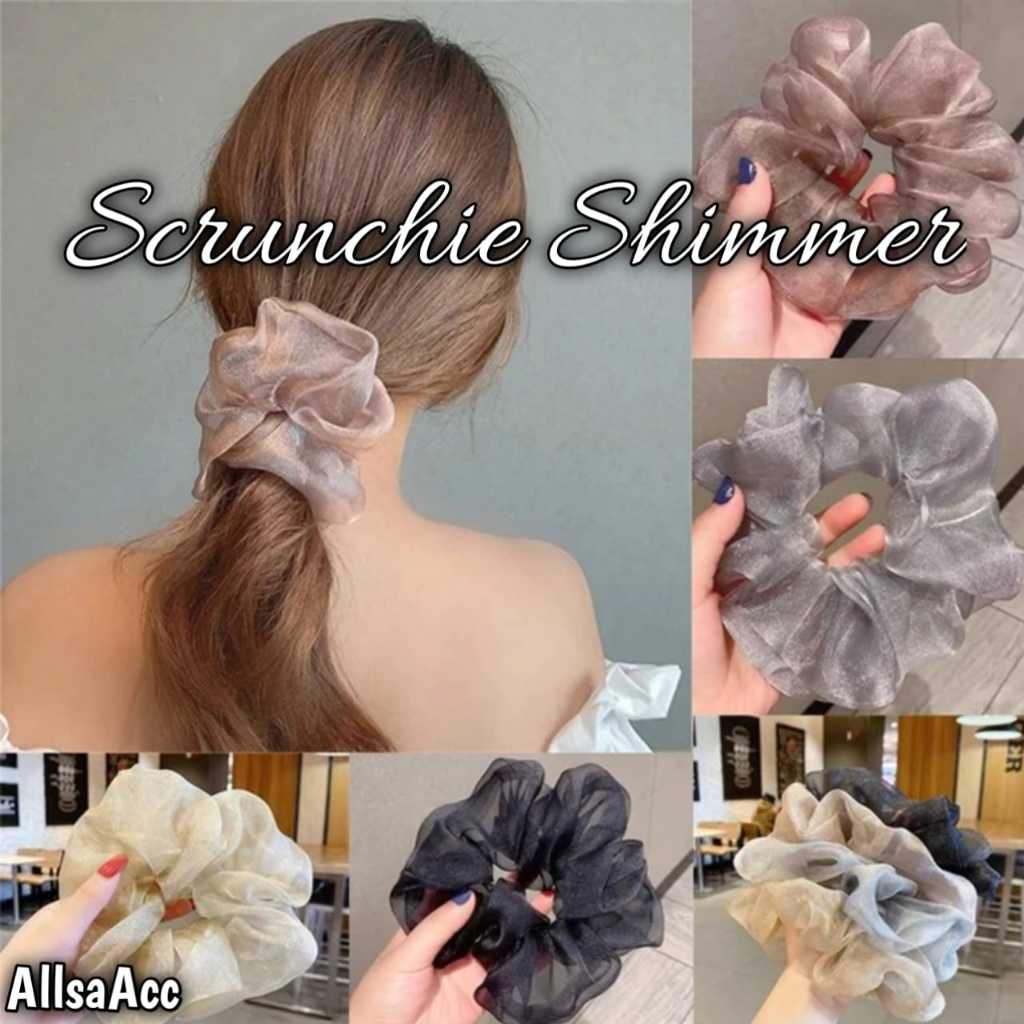 IKAT RAMBUT SCRUNCHIE SHIMER | CEPOL RAMBUT SHIMER