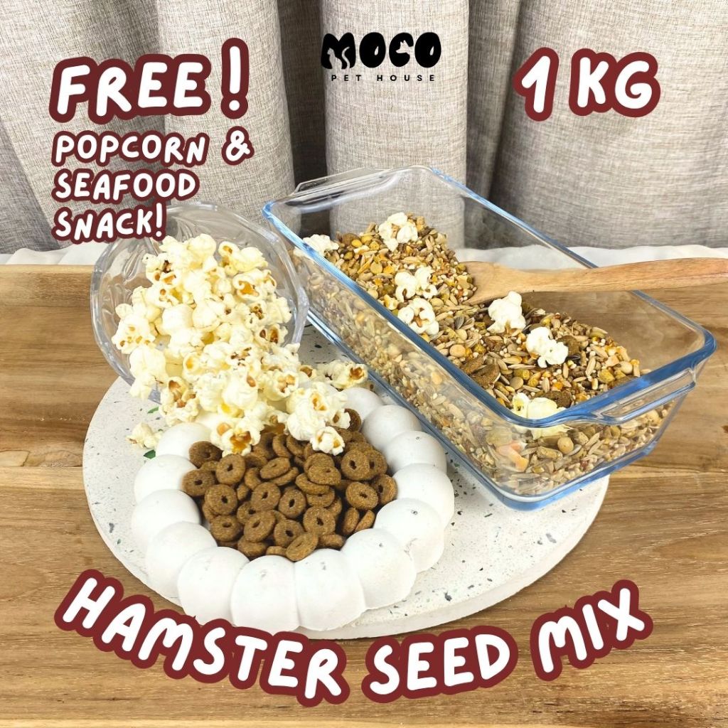 1 KG HAMSTER SEED MIX MAKANAN HAMSTER BERGIZI