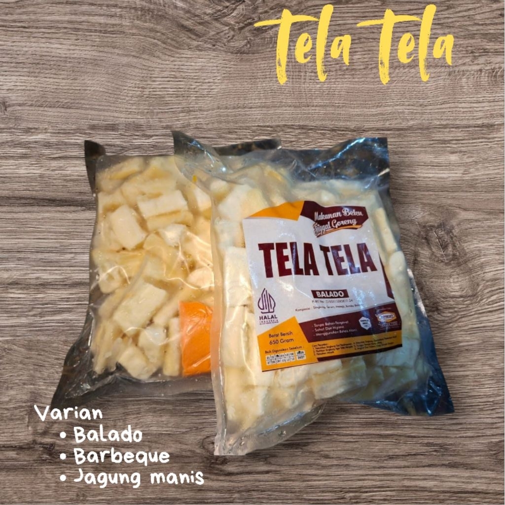 TELA TELA FROZEN SNACK ALAMI TANPA PENGAWET, MAKANAN FROZEN