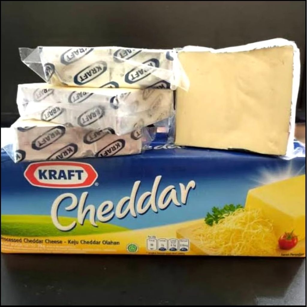 Kraft Keju Cheddar Repack 500gr