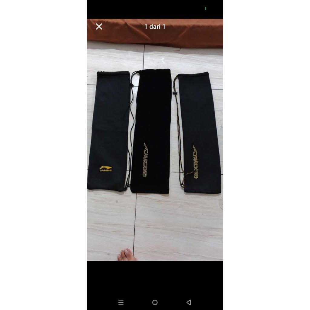 tas serut raket badminton original bawaan raket