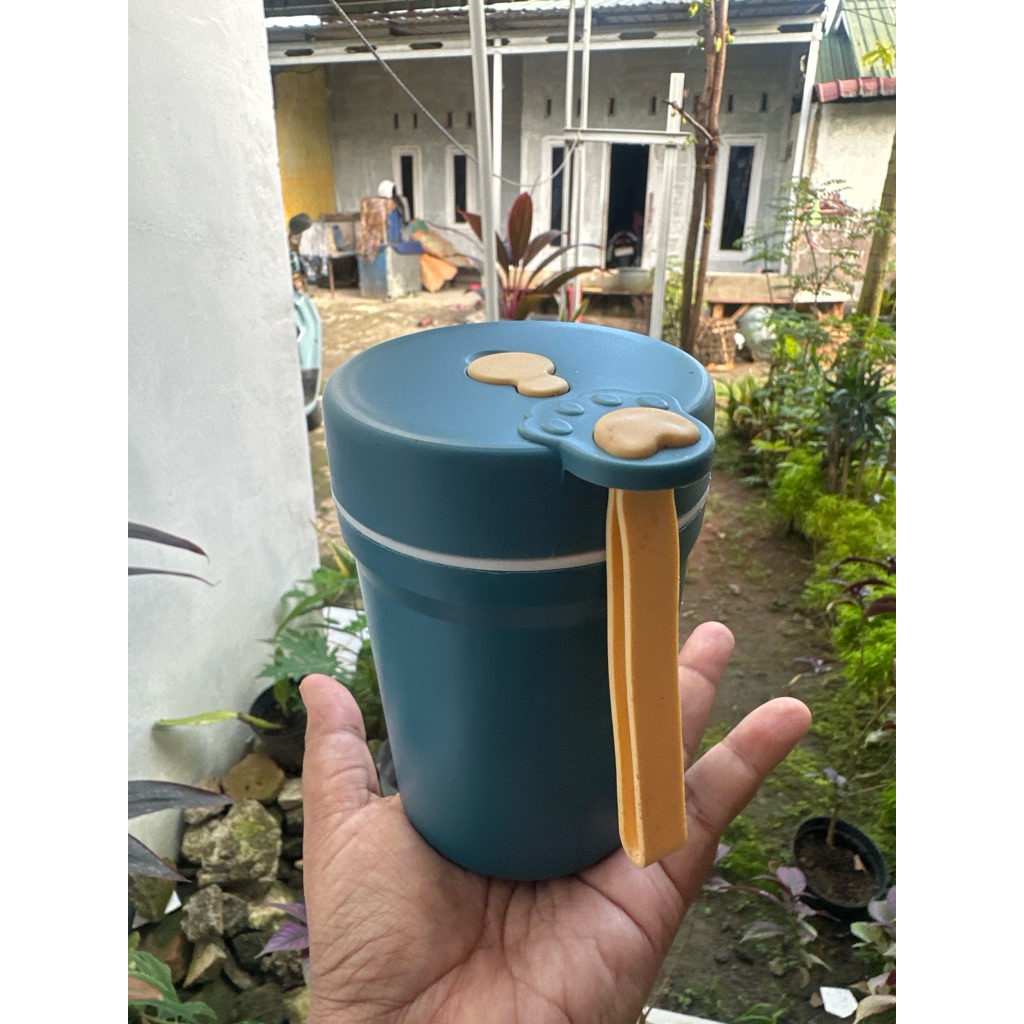 [  PRELOVED  ] Sedia Jar Cup Wadah Tempat Soup Bekal Sop Kuah Makanan Food Lunch Tetap Hangat