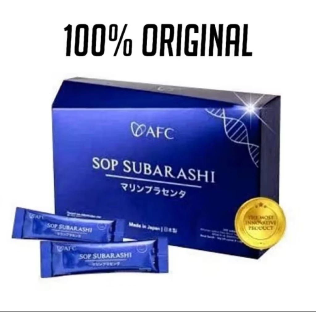 AFC SOP SUBARASHI UTSUKUSHHII ORIGINAL 28 SACHET