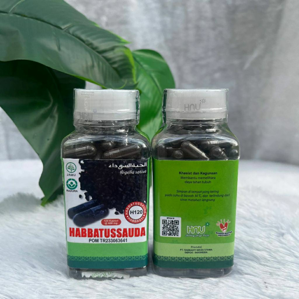 Habbasyifa serbuk 120 Kapsul|Habbatusauda H120|Habbatusauda serbuk|habbatusauda asli|jintan hitam|ha