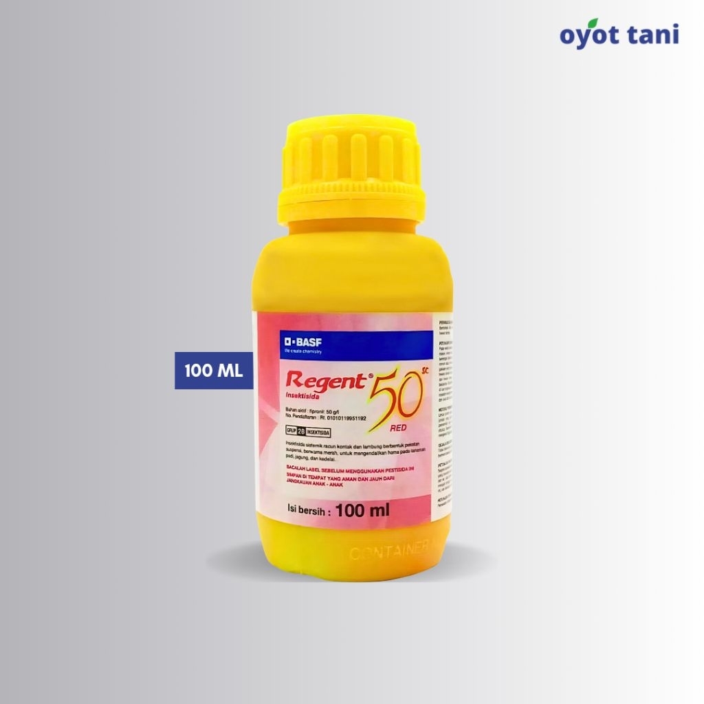 Regent 50SC Red/Merah 100 ml (Original) | Insektisida (+ ZPT Jagung) Sistemik, Kontak & Lambung Baha