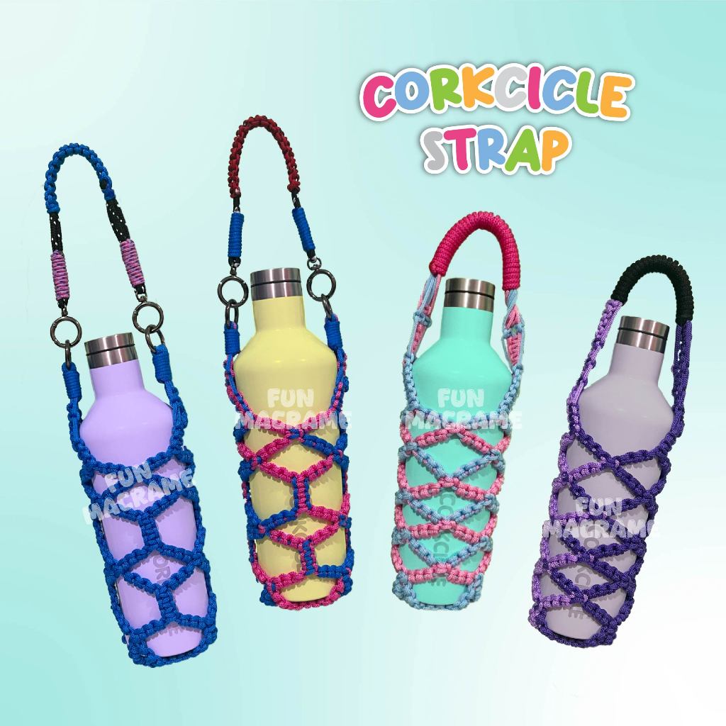 Corkcicle Strap Tumbler with Macrame Strap | Strap Starbucks Tumbler |  Strap Tumbler Corkcicle | Ta