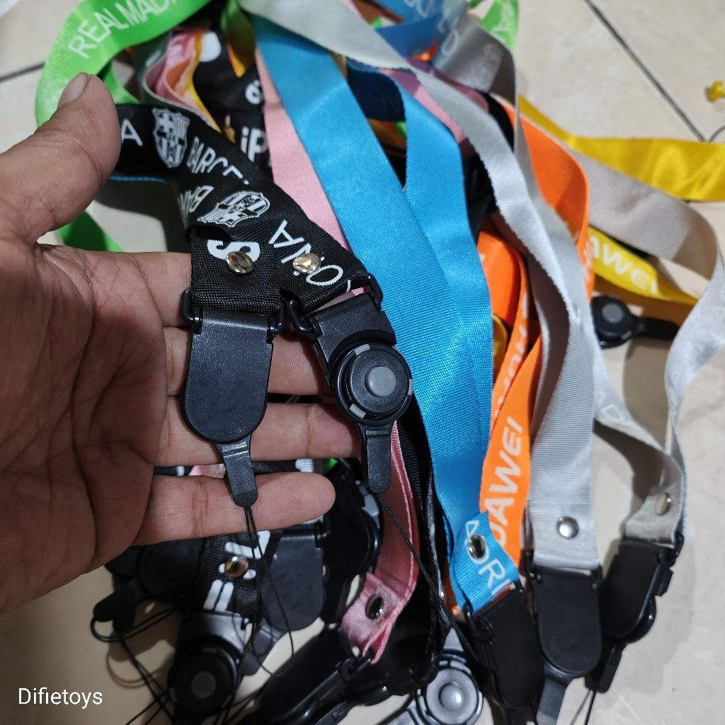 tali gantungan hp tali handphone gantungan kunci motor Motif mix