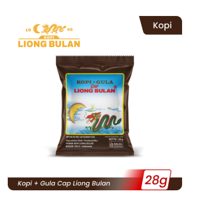 KOPI LIONG BULAN RENCENG ( 10 SACHET ) .