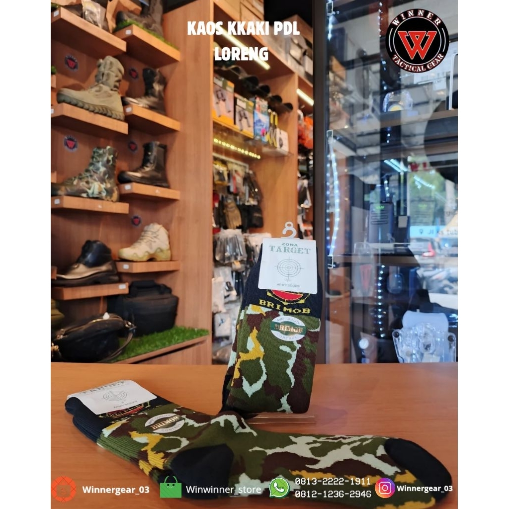 Kaos kaki Pdl Loreng import