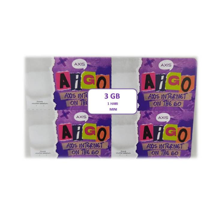 Voucher Axis MINI 3 GB 1 Hari