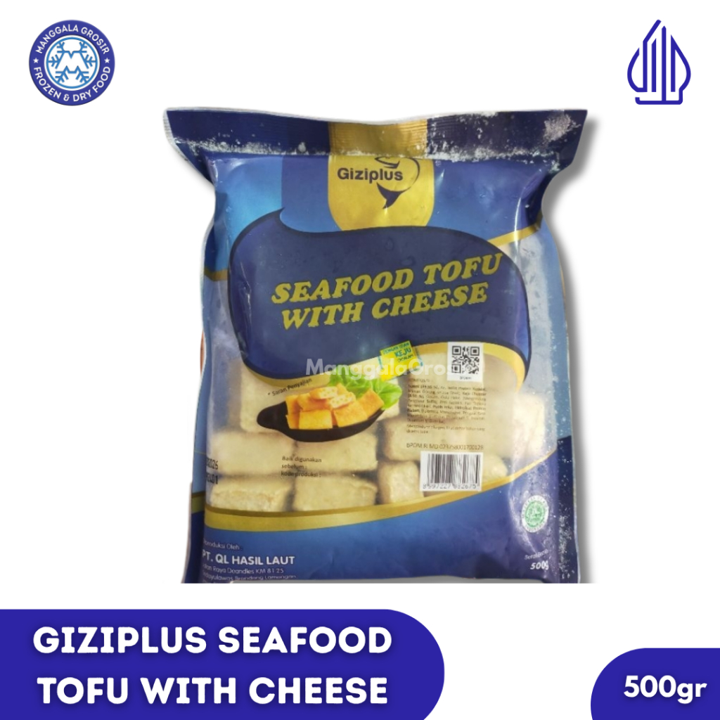 Giziplus Seafood Tofu Keju 500 gram