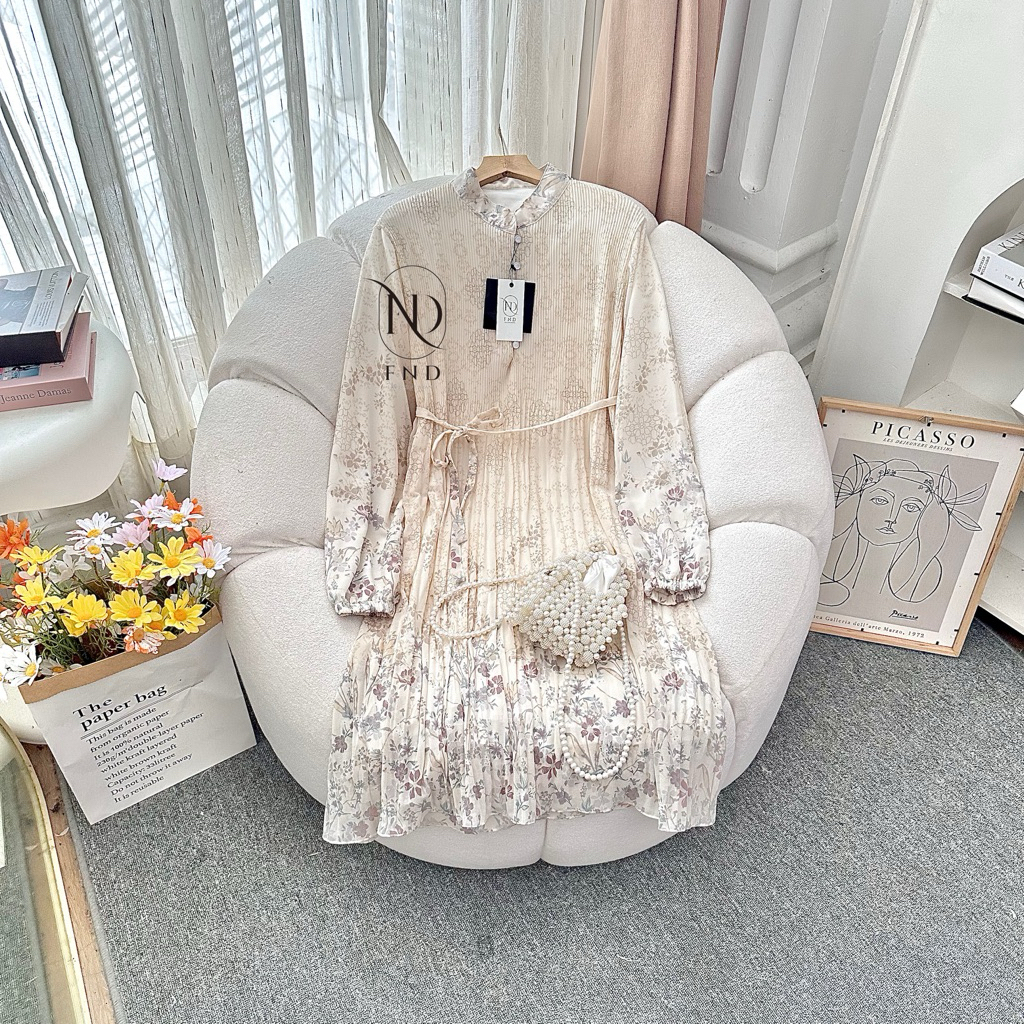 Azeva Tunik Sifon Semi Plisket Feminin Pasti Diskon