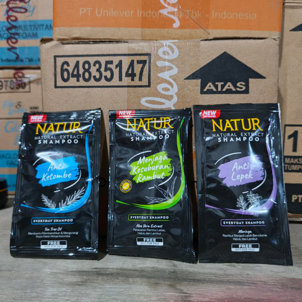 Natur Shampo & Conditioner Sachet RANDOM (5 PCS)