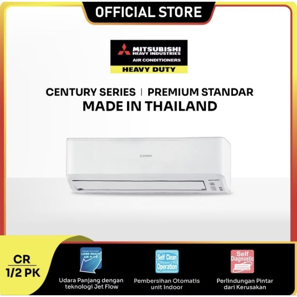 AC MITSUBISHI SRK05CR 1/2PK TYPE STANDARD PREMIUM