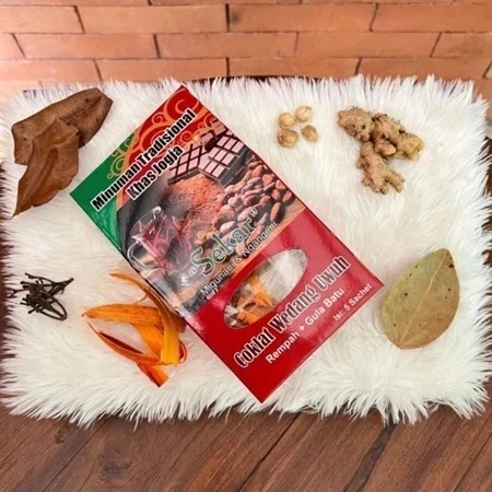 Wedang Uwuh Sekar Rasa Coklat Isi 5 Sachet - Minuman Sehat Jahe Hangat - Oleh oleh khas Bantul jogja