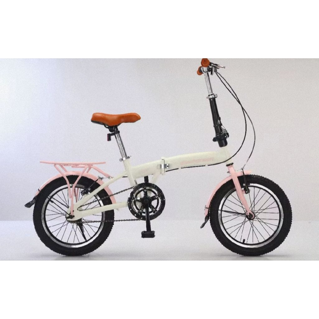 sepeda Lipat 16 Evergreen 7Speed Rem Disc