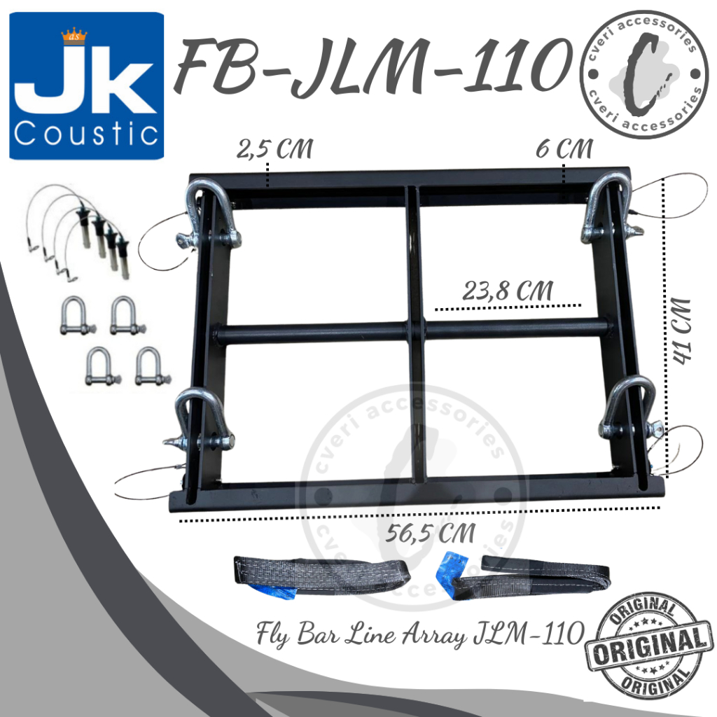 JK Coustic FB-JLM-110 Fly Bar Line Array JLM-110 Original FB-JLM110 Gantungan Speaker Line Array