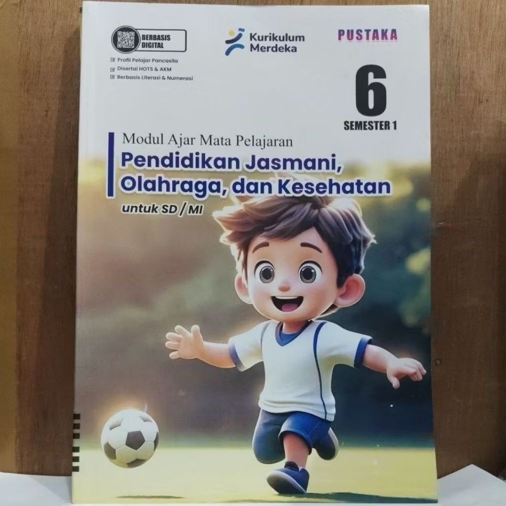 [LKS Pustaka] PJOK Pendidikan Jasmani, Olahraga, dan Kesehatan untuk SD/MI Kelas 6 Semester 1 Kuriku