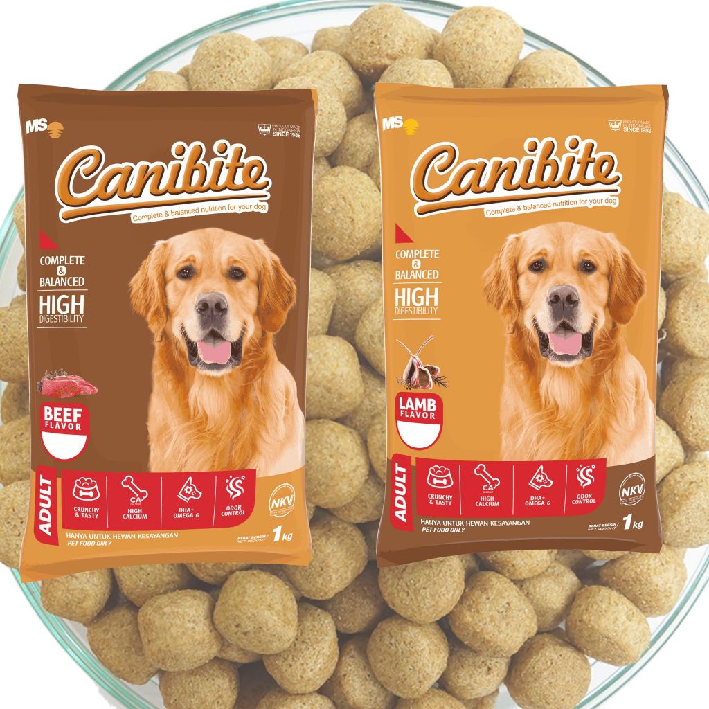 CANIBITE MAKANAN ANJING 1KG