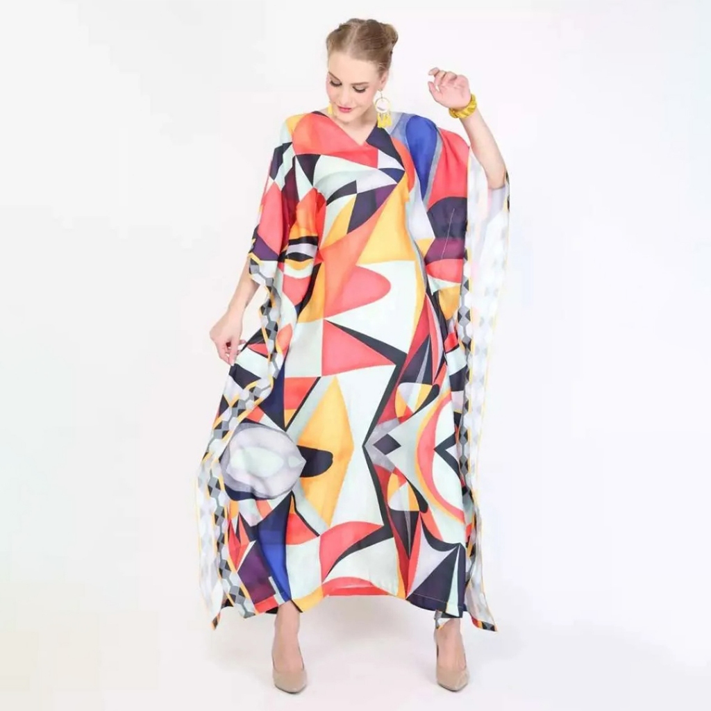 Kanzi Collection Exclusive Short Sleeve Kaftan