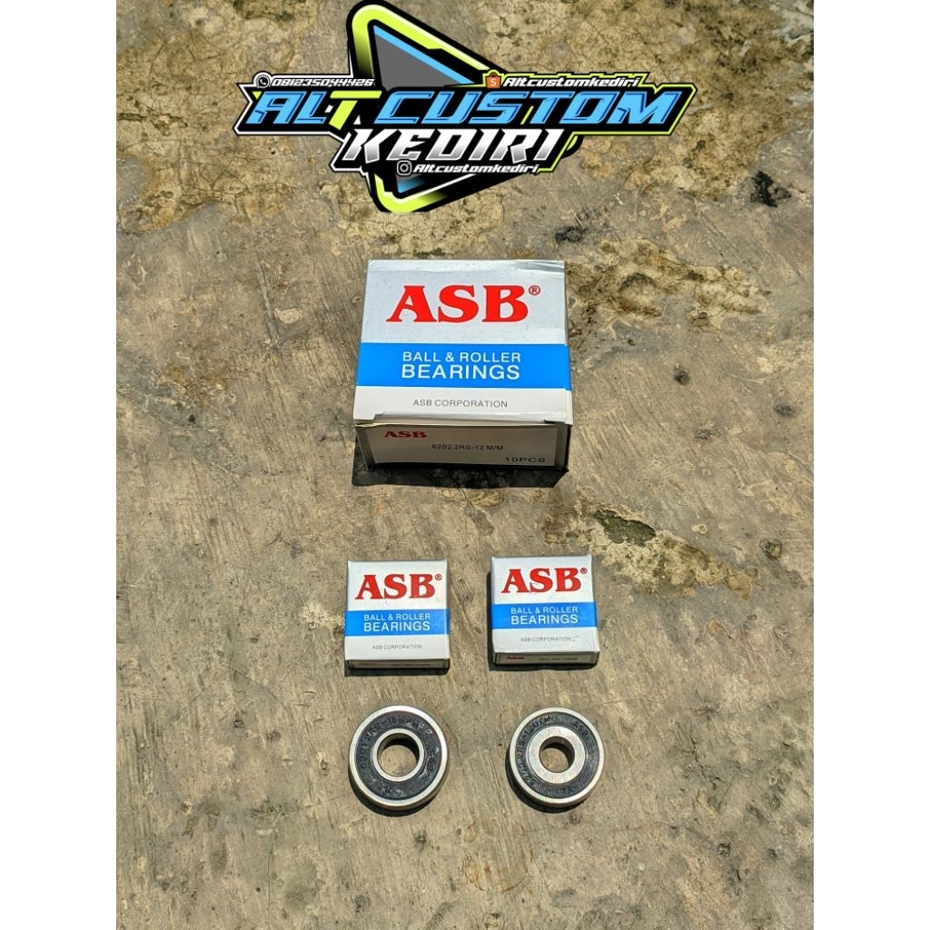 BEARING KLAKER ASB 6301 15mm - 6202 12mm