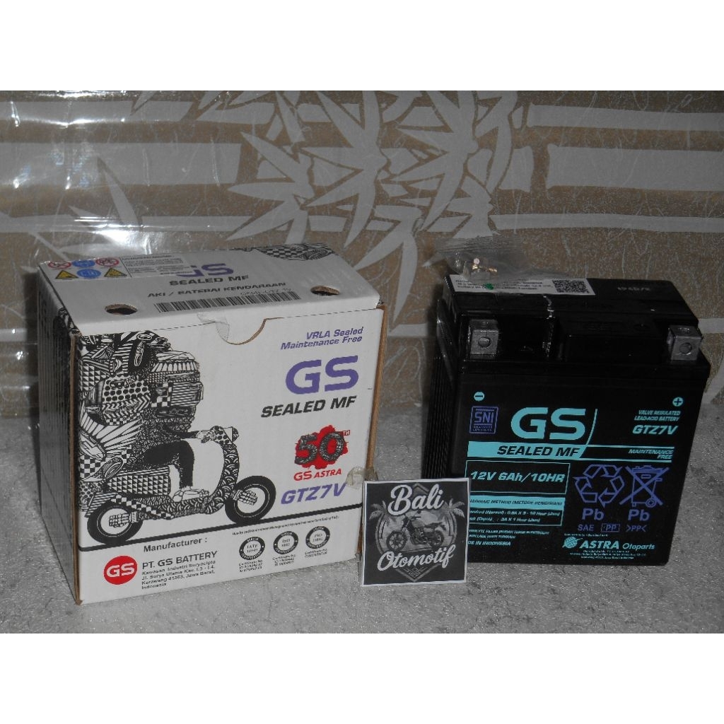 Aki motor kering yamaha nmax ori gs astra otopart