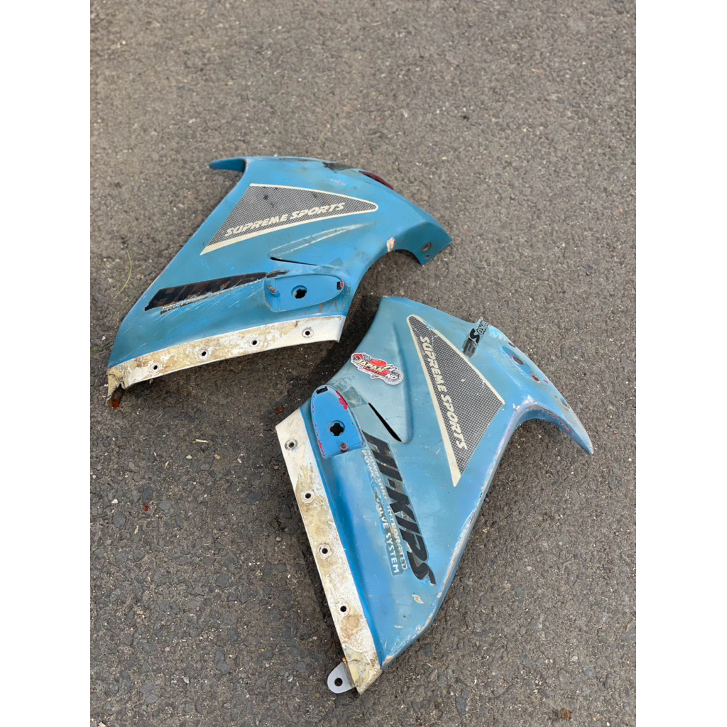 fairing depan kawasaki serpico original copotan fairing depan atas serpico