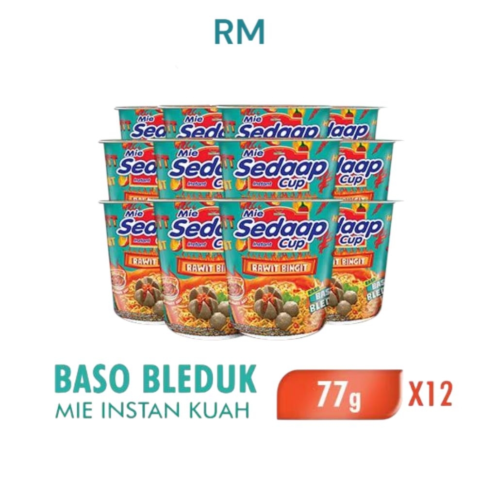 ( PERDUS) 1 dus MIE SEDAP CUP kuah & goreng/all variant rasa