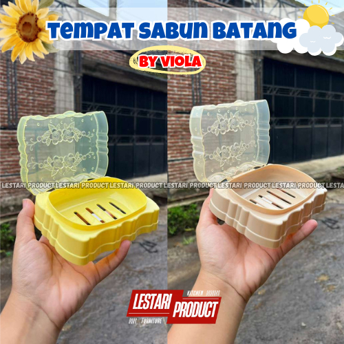 ( 6 PCS ) TEMPAT SABUN MANDI BATANG VIOLA | WADAH SABUN | TEMPAT SABUN MANDI | KOTAK UNTUK MENYIMPAN