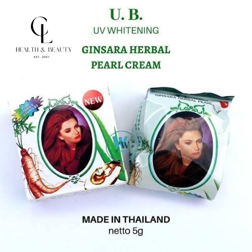 UB Ginsara Herbal Pearl Cream Mutiara