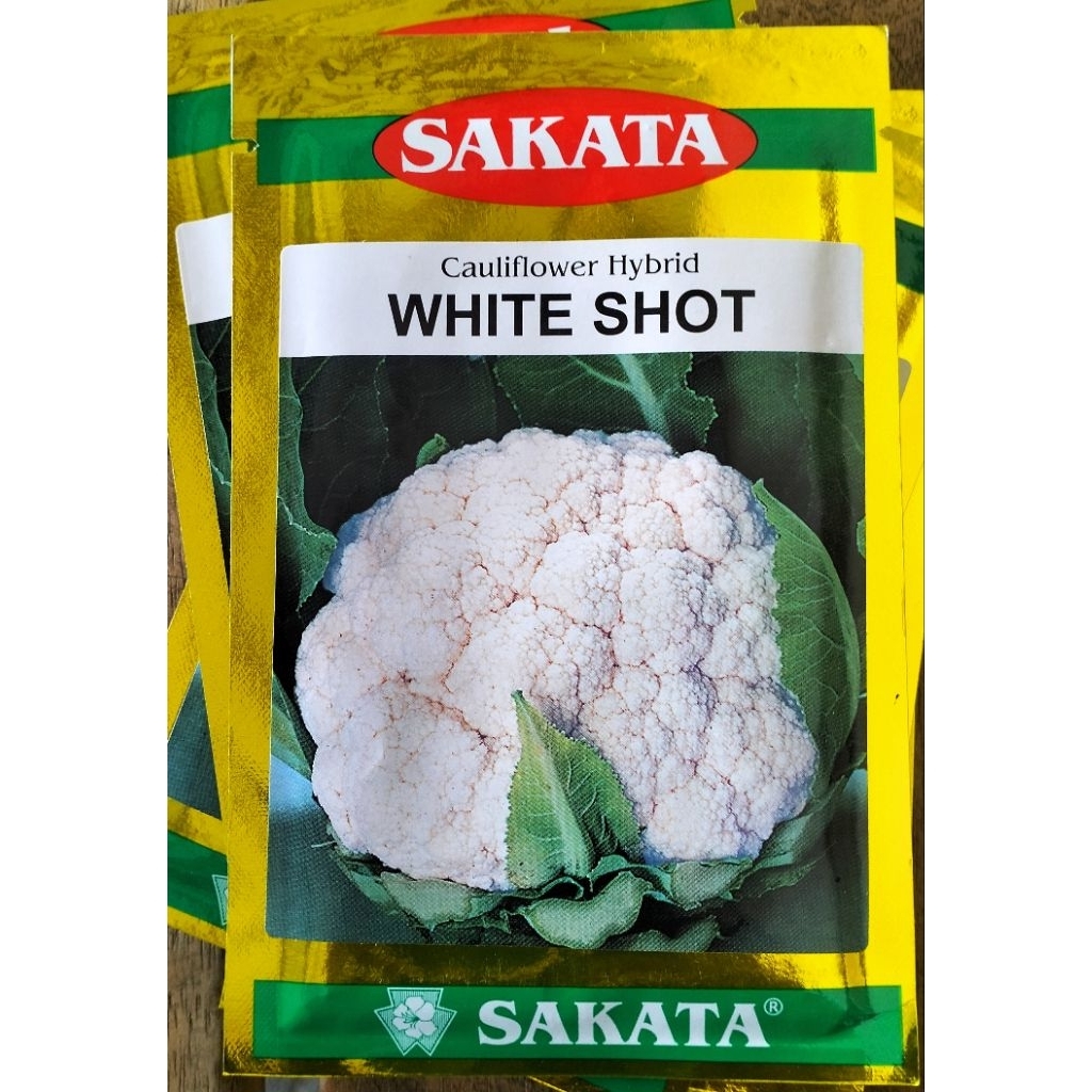 WHITE SHOT - SAKATA COULIFLOWER Benih Bunga Kol Sakata White Shot Original Packing