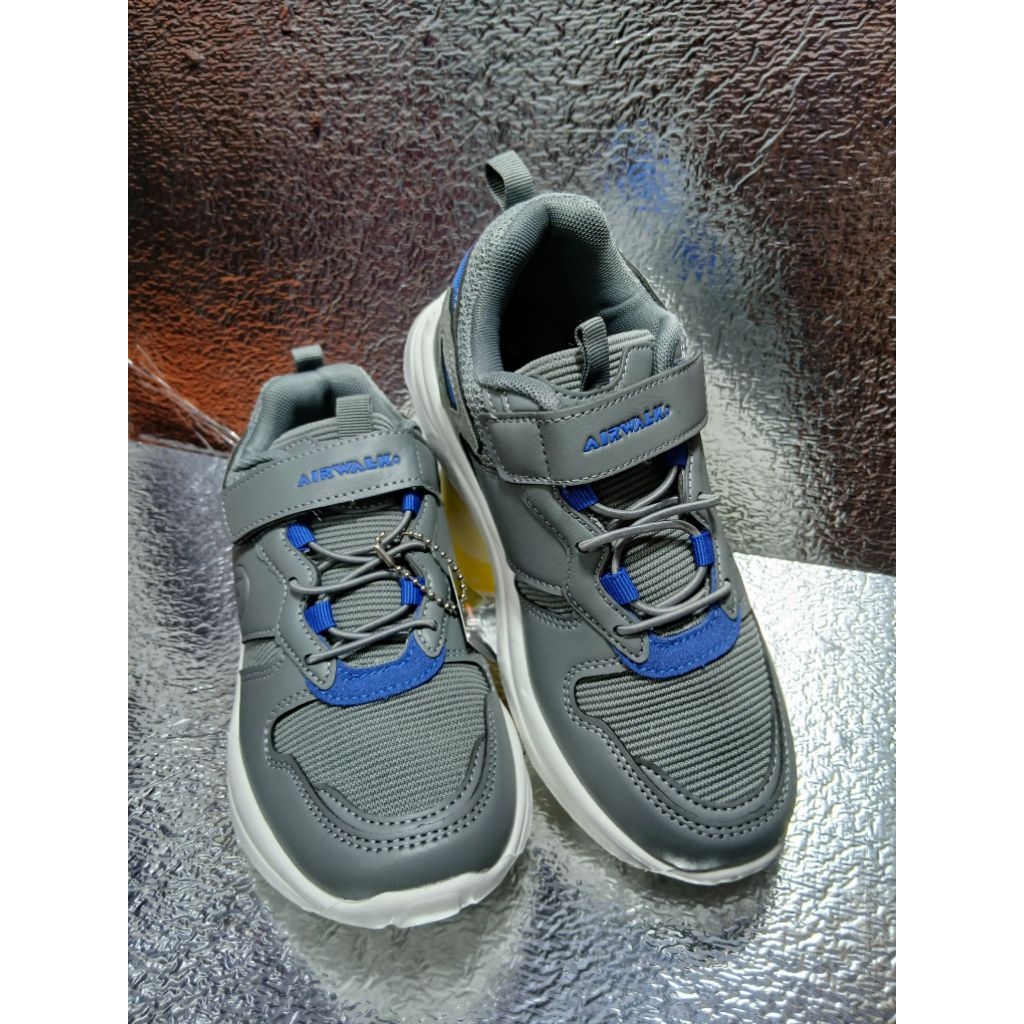 Sepatu Airwalk Anak White Grey Green Size 30 - 36