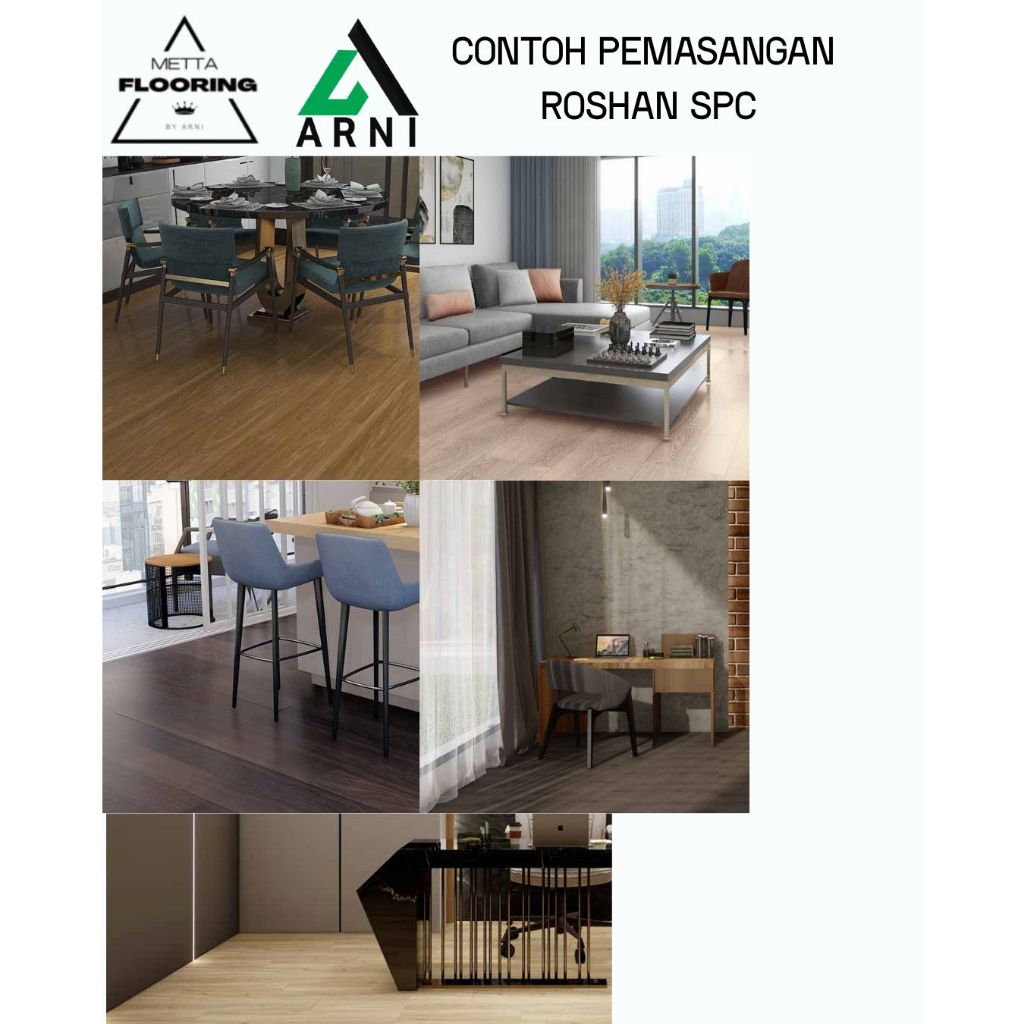 SPC FLOORING ROSHAN-SPC FLOORING MINIMALIS ELEGAN MODERN