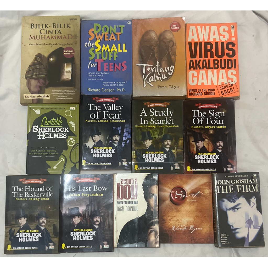 BUKU FIKSI & NON FIKSI BEKAS