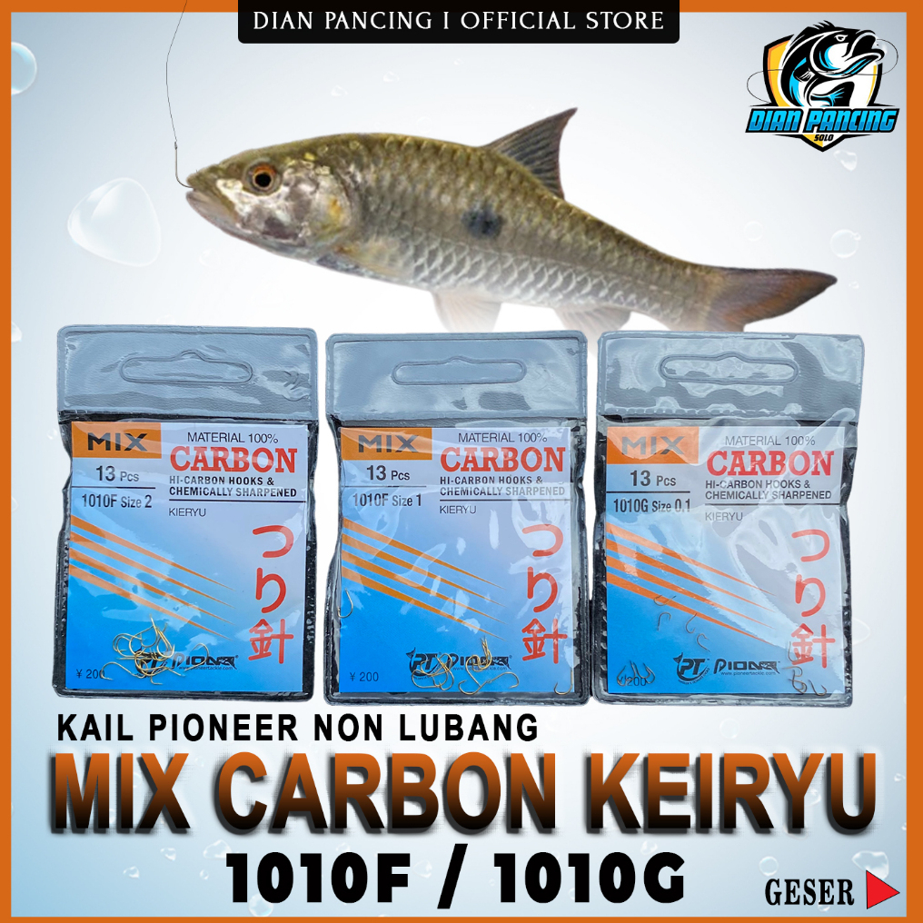 Kail Pancing Mix Carbon 1010 Non Lubang