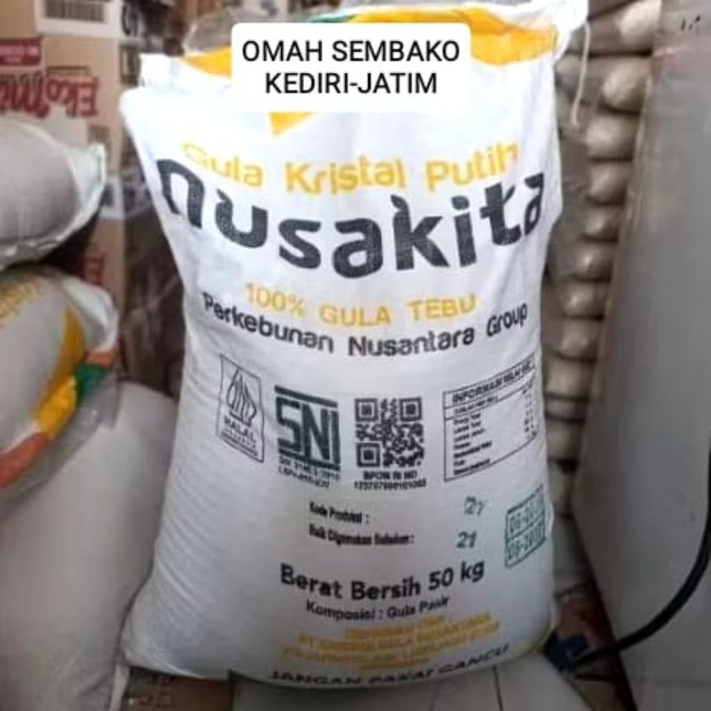 GULA PASIR NUSA KITA 1 SAK DAN BUNDLING 10KG