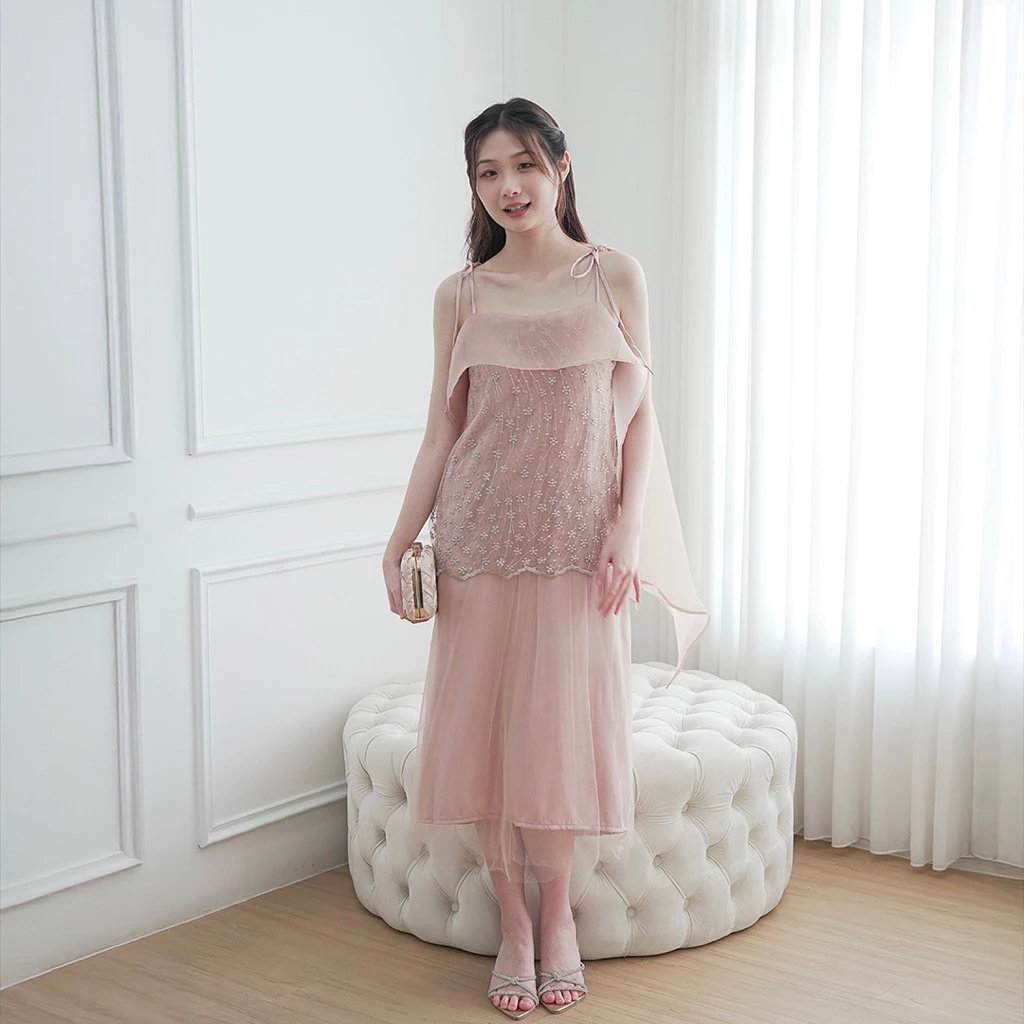 Sewa Rent Dress Baju Kondangan Pesta Mewah Prewedding Murah Terjangkau DAISY DRESS
