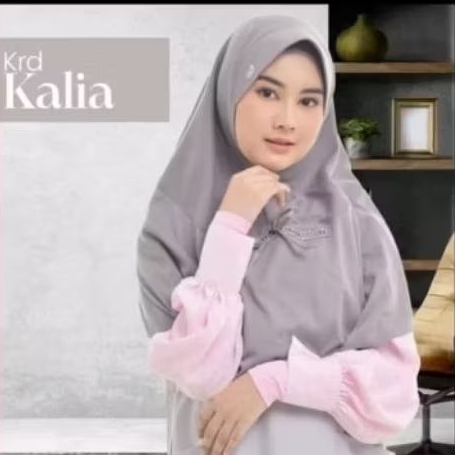 Jilbab Rabbani Ori Kalia Abu-abu