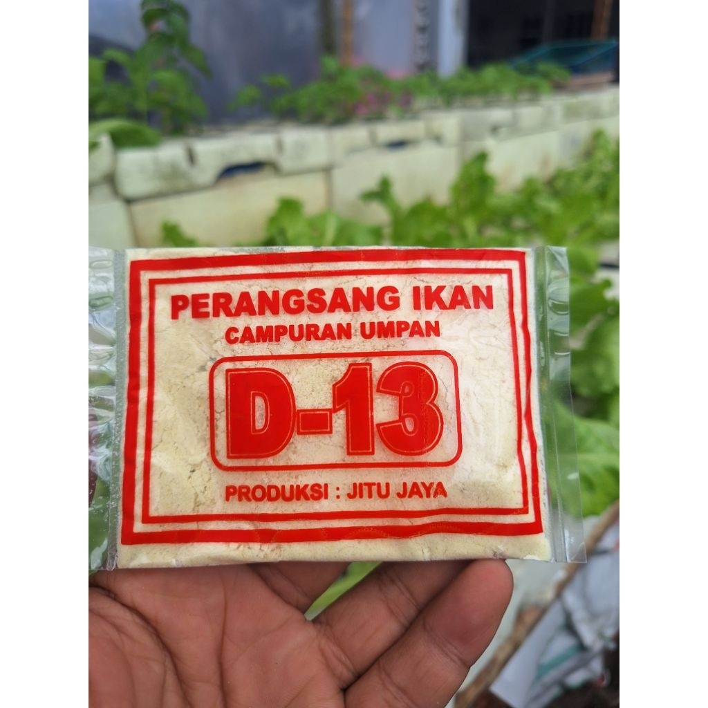 Umpan Pancing D13 Merah Jitu Jaya - Campuran Umpan Ikan Mas / Perangsang Umpan Ikan