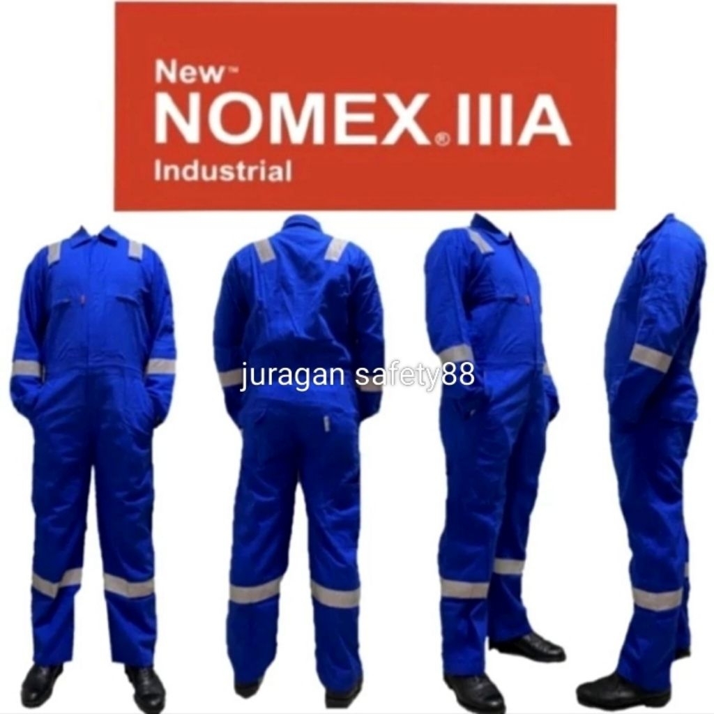 Nomex IIIA Wearpack Coverall Biru / Nomex Berkualitas ( Promo )
