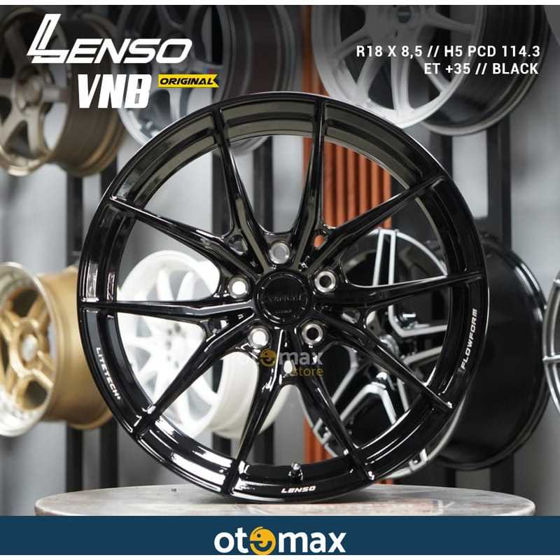 Velg Mobil Lenso Venom VNB Original Ring 18 Black Laser Text
