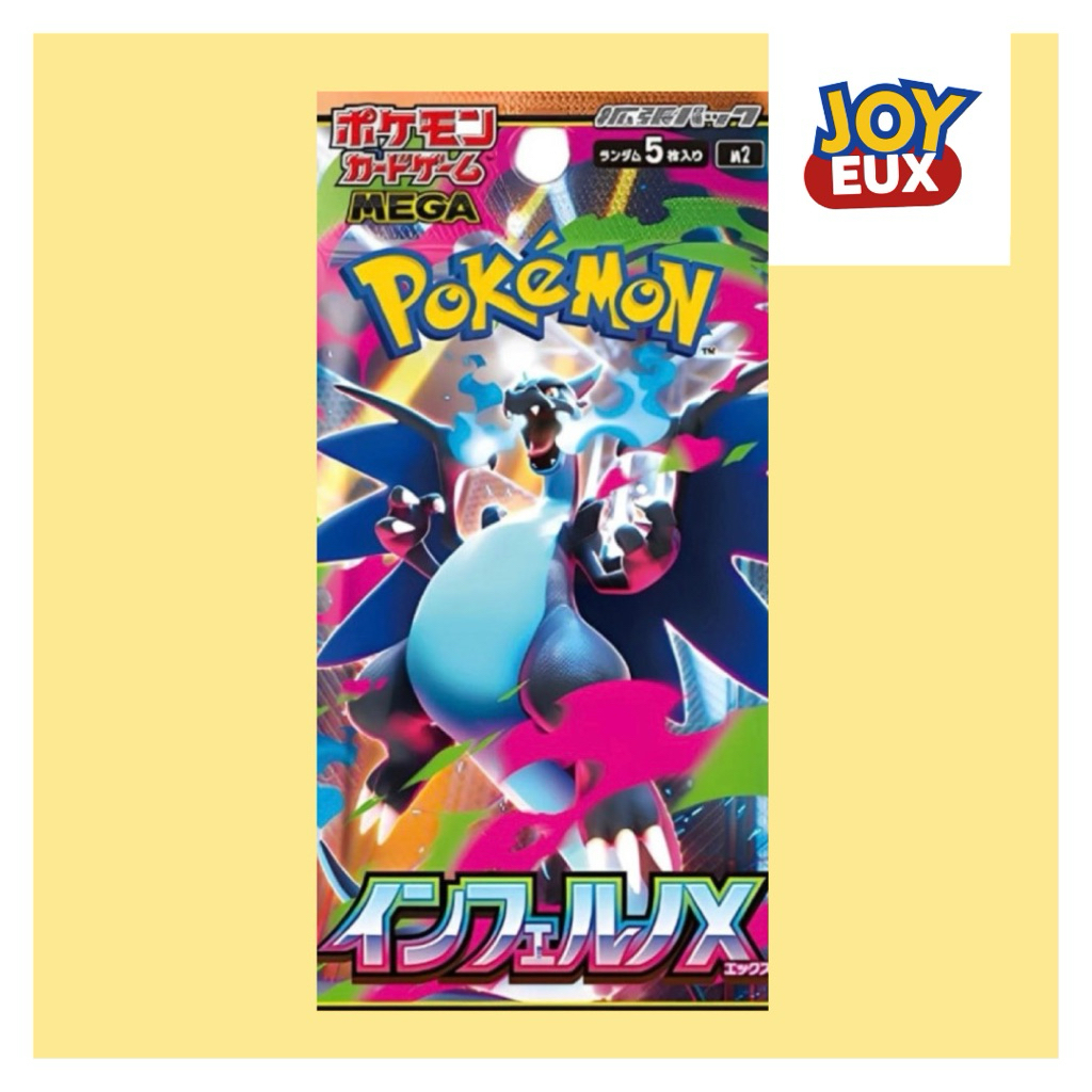 Kartu Pokemon Mega Inferno X TCG Booster Pack Charizard Japan ORI