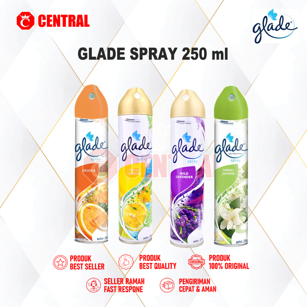 GLADE SPRAY 250ML/Centralbandung
