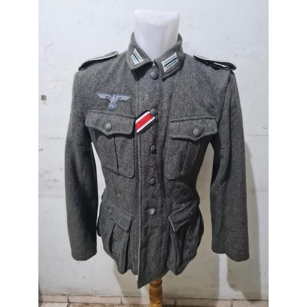 Tunic Seragam Tentara Wehrmacht Jerman M40 FELDBLUSE WW2 German