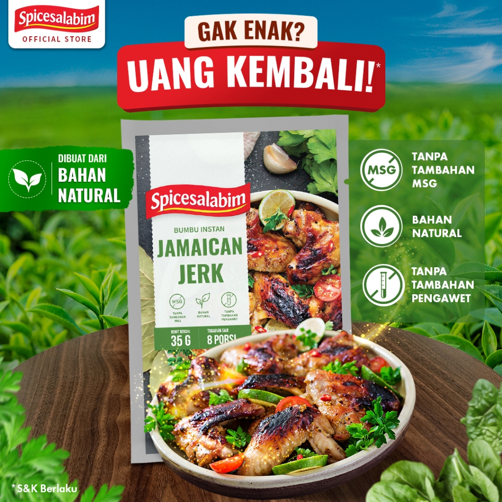 Bumbu Jamaican Jerk Instan - Ajaib, Masak Jadi Mudah & Enak | Spicesalabim