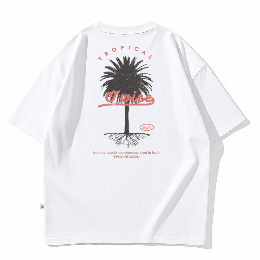 Kaos Oversize Tropical Cotton Combed 20s