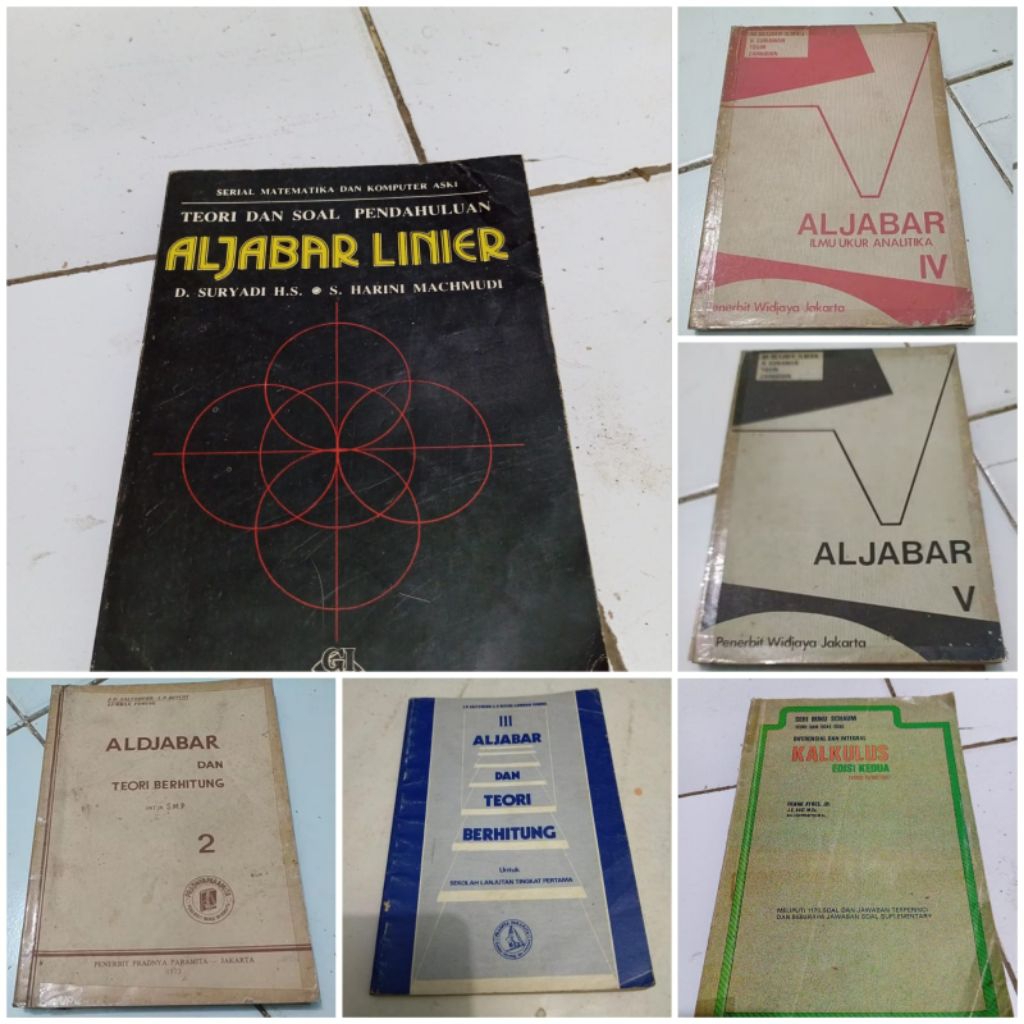 original ALJABAR DAN TEORI BERHITUNG III OLEH SALTZHERR / Aljabar V / Aljabar dan teori berhitung 2 