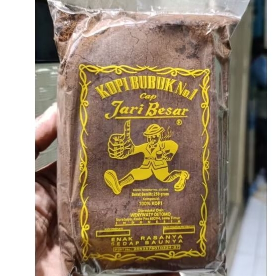 KOPI BUBUK JARI BESAR  | KEMASAN 250g