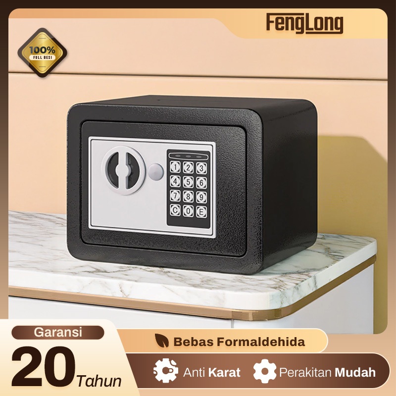 Brankas Mini Brankas Uang dan Emas Brankas Kecil Brankas Mini Password Brankas Uang Full Plat Besi