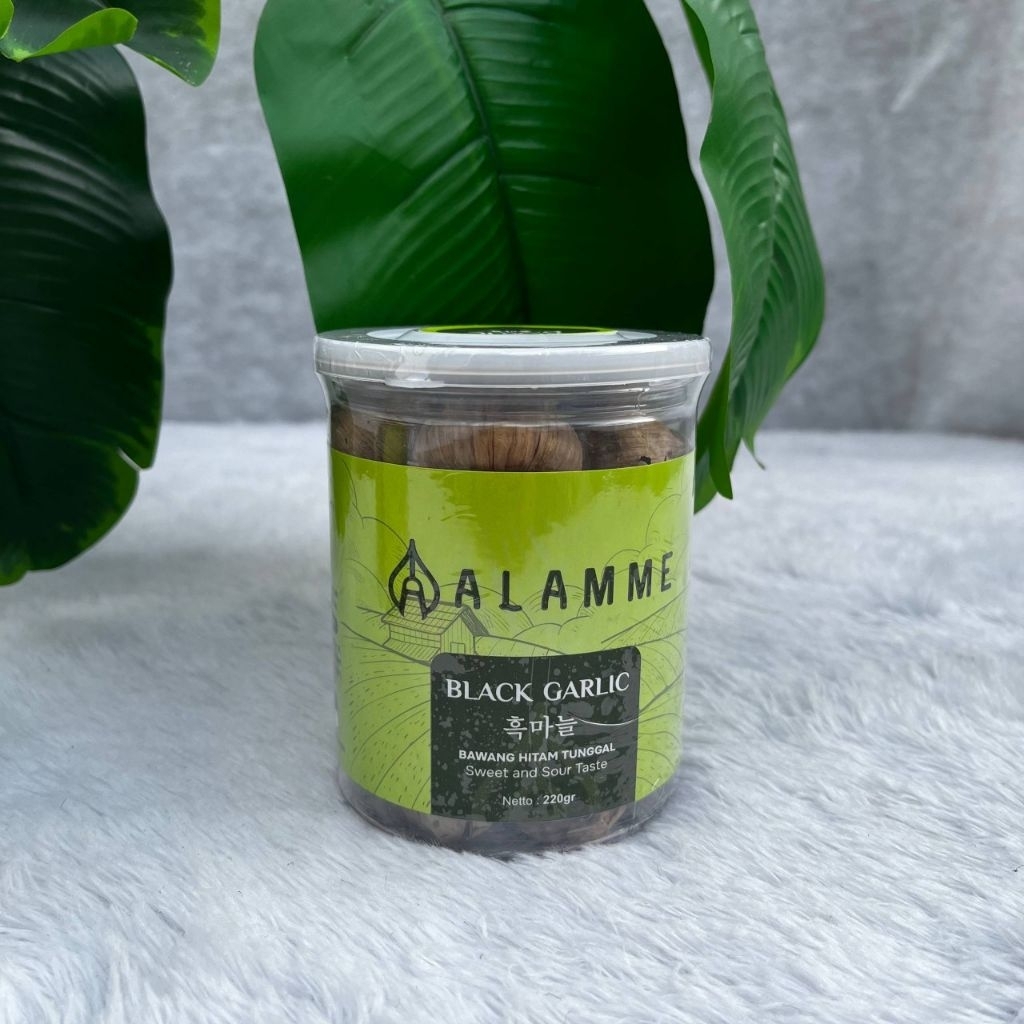 [FREE SMALL GOLD] Alamme Black Garlic | Black Garlic Tunggal | Black Garlic Premium | Alamme Garlic 